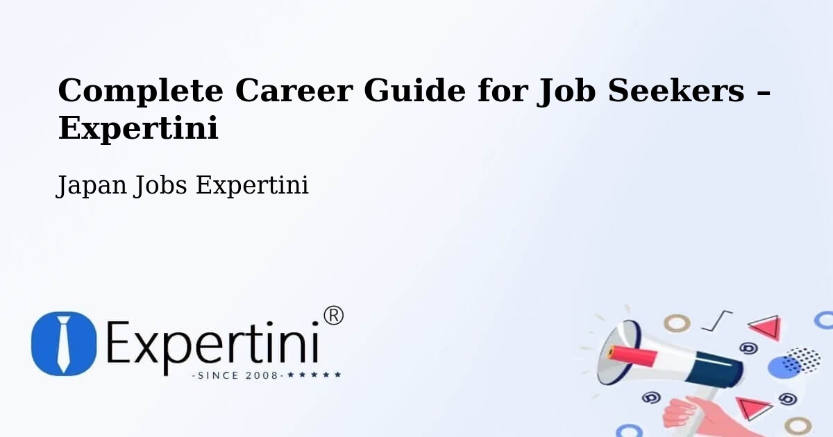 Career Guide for Job Seekers – Mihara Shi - Mihara Shi, Japan Jobs Expertini
