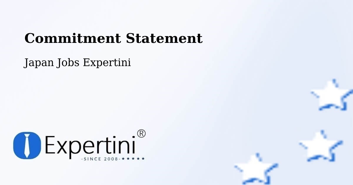 Corporate Commitment – Mihara Shi - Japan Jobs Expertini