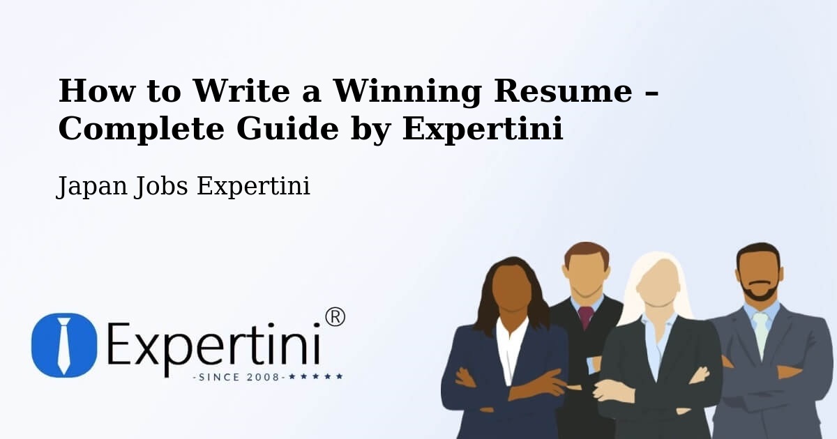 Resume Writing Guide for Job Seekers – Mihara Shi - Mihara Shi, Japan Jobs Expertini